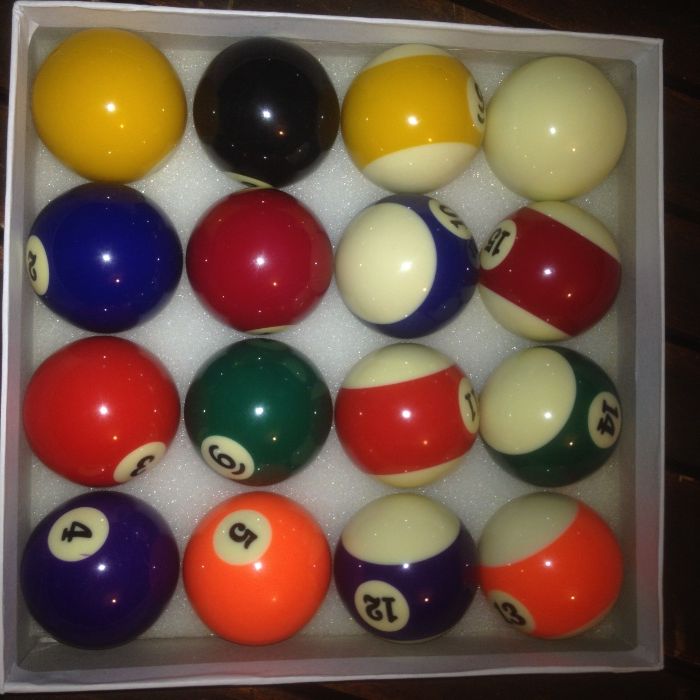 Bolas para Bilhar snooker novas