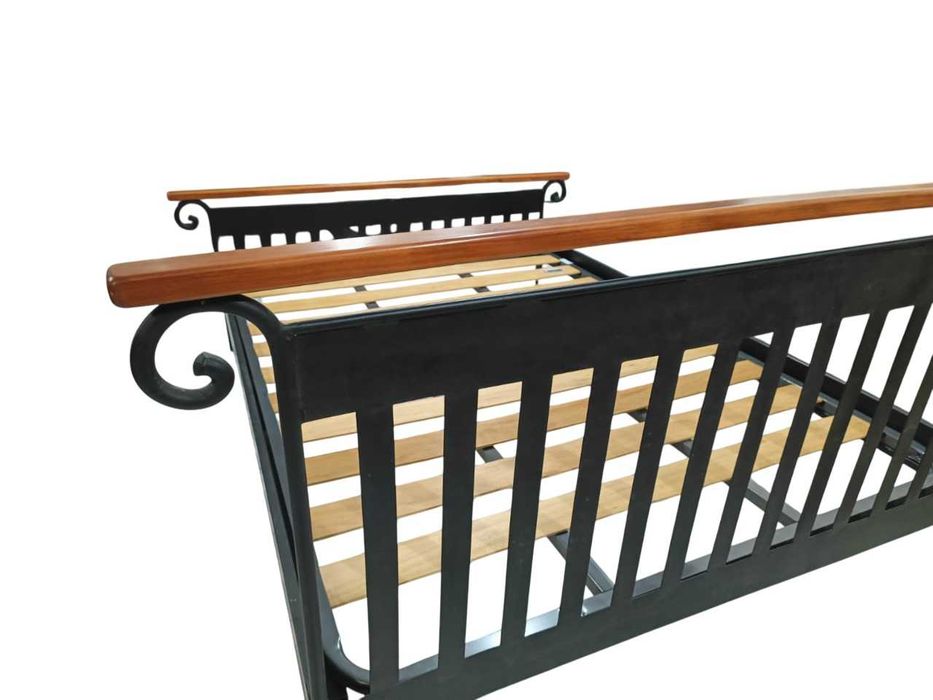 Cama Cerejeira estrutura ferro
