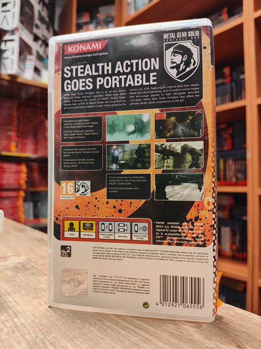 Metal Gear Solid: Portable Ops PSP Sklep Wysyłka Wymiana