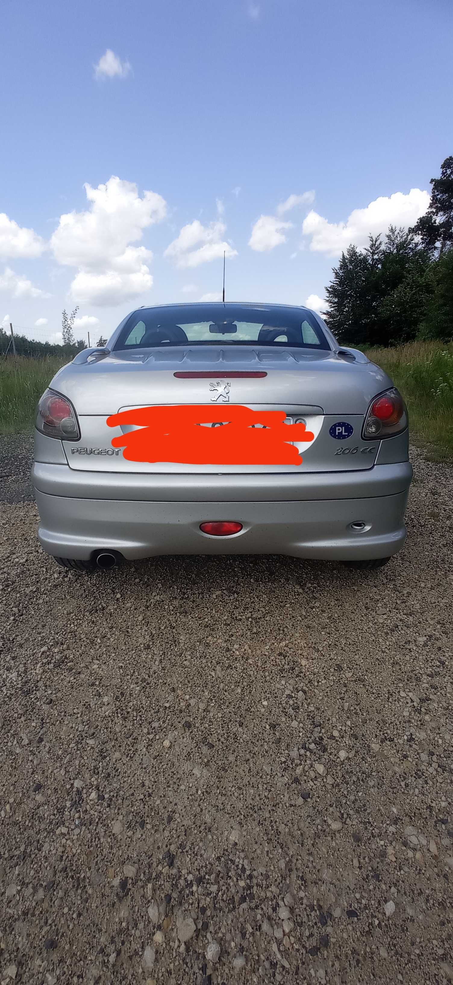 Samochód Peugeot 206 CC