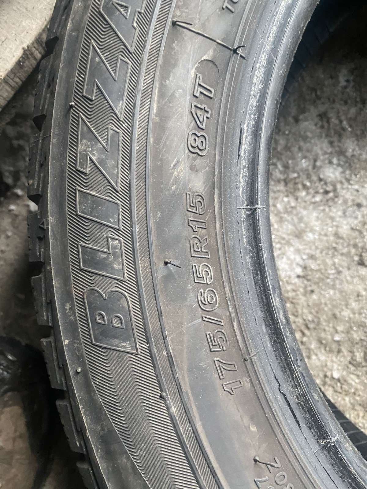 175.65.15 Bridgestone 4шт зима БУ склад шины резина 65 R15 Шиномонтаж