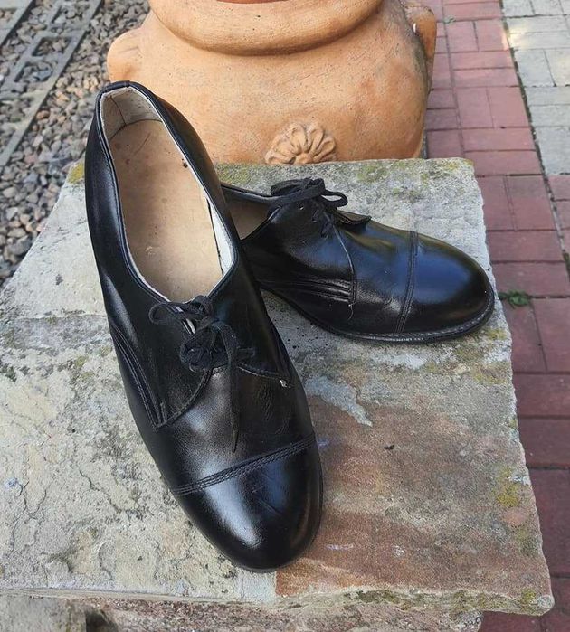 Офицерские полуботинки (туфли) хром, 43 размер. Фабрика "Ленинград".