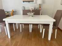 Mesa para sala de jantar em madeira maciça