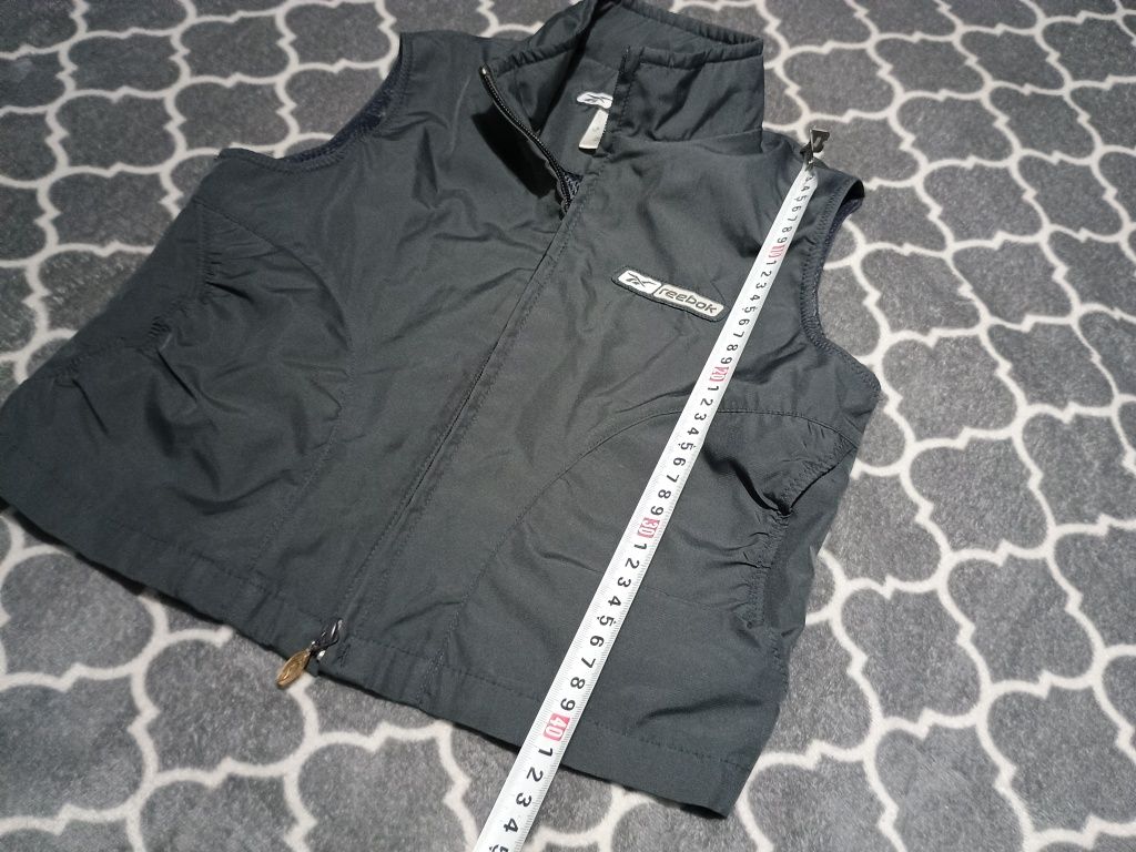Kamizelka wiosenna jesienna szara grafitowa Reebok r. 147 122 i 128