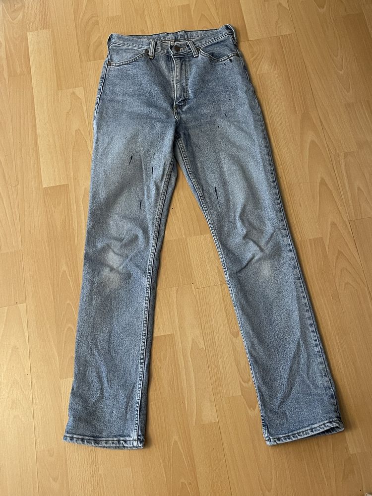 Jeansy / Dżinsy Wrangler z wysokim stanem  r. 36 damskie spodnie