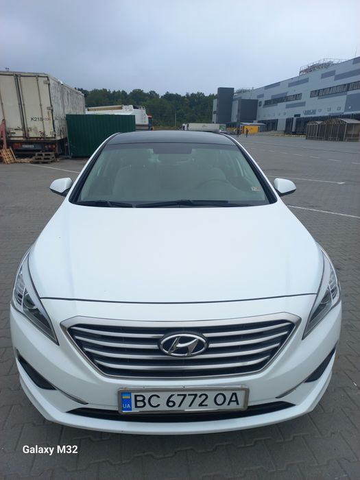 Hyundai Sonata 2017, 2.4 бензин, білий перламутр