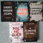 Lote de livros "M. J. Arlidge"