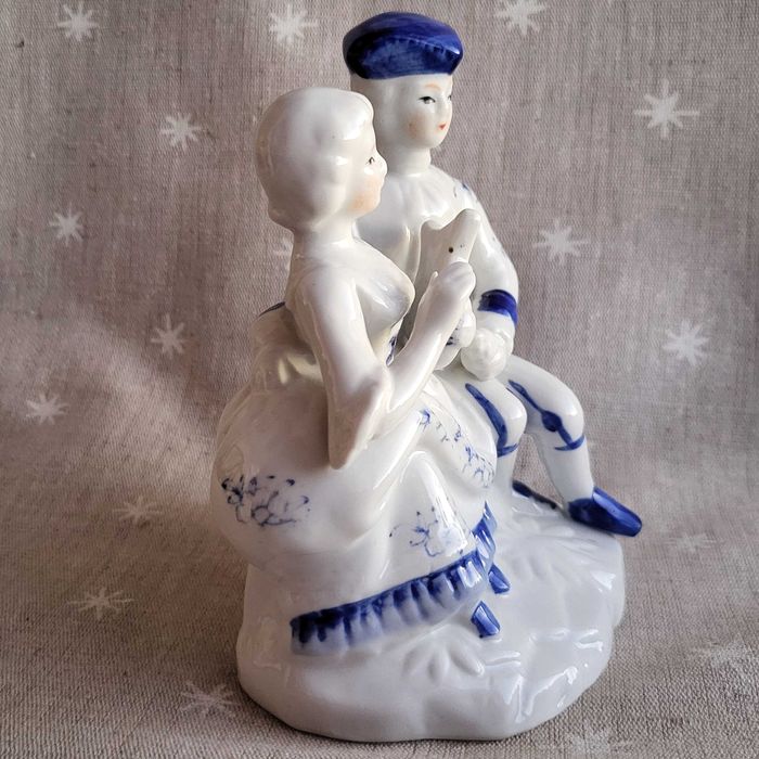 Подарок для влюбленных. Статуэтка Дама с Кавалером, Германия, фарфор