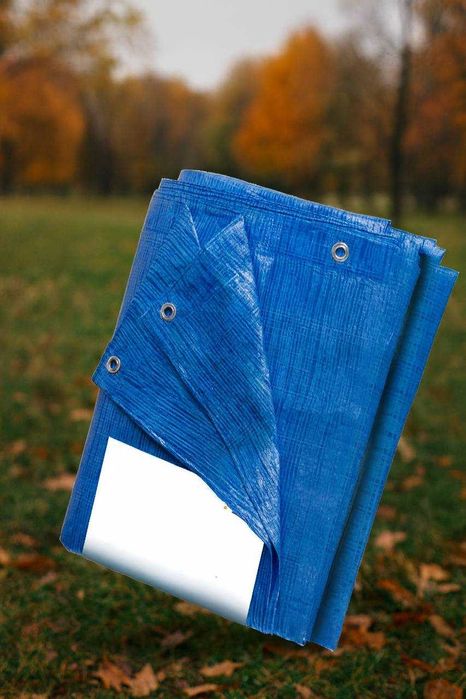 Plandeka 3x3m Gruba Płachta Mrozoodporna Wodoodporna Wzmacniana 50g/m2