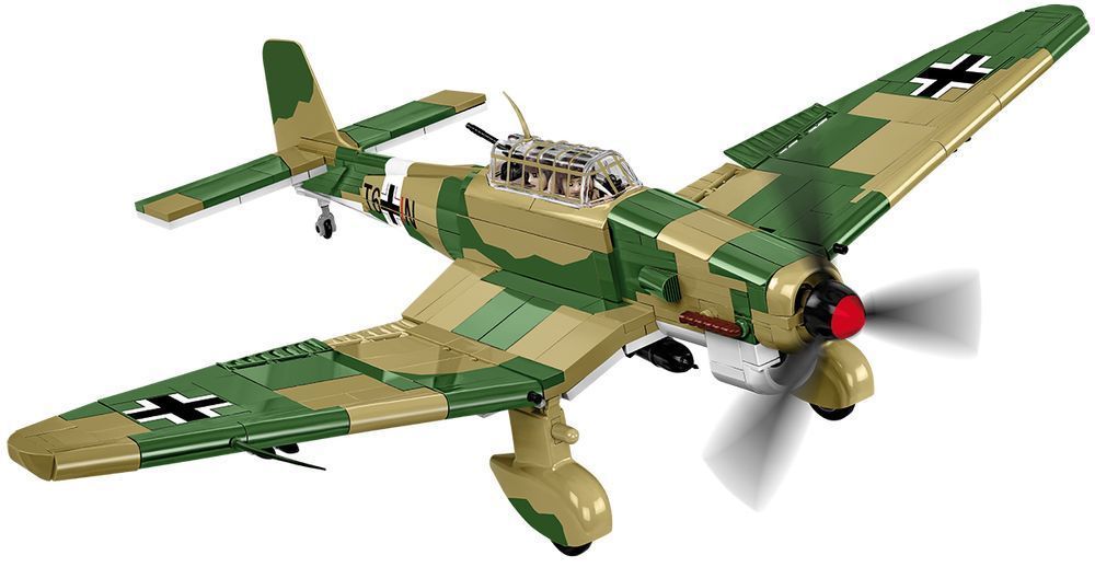 Klocki Cobi 5748 Samolot Myśliwiec Junkers Ju 87 B-2 2 Figurki 525 El