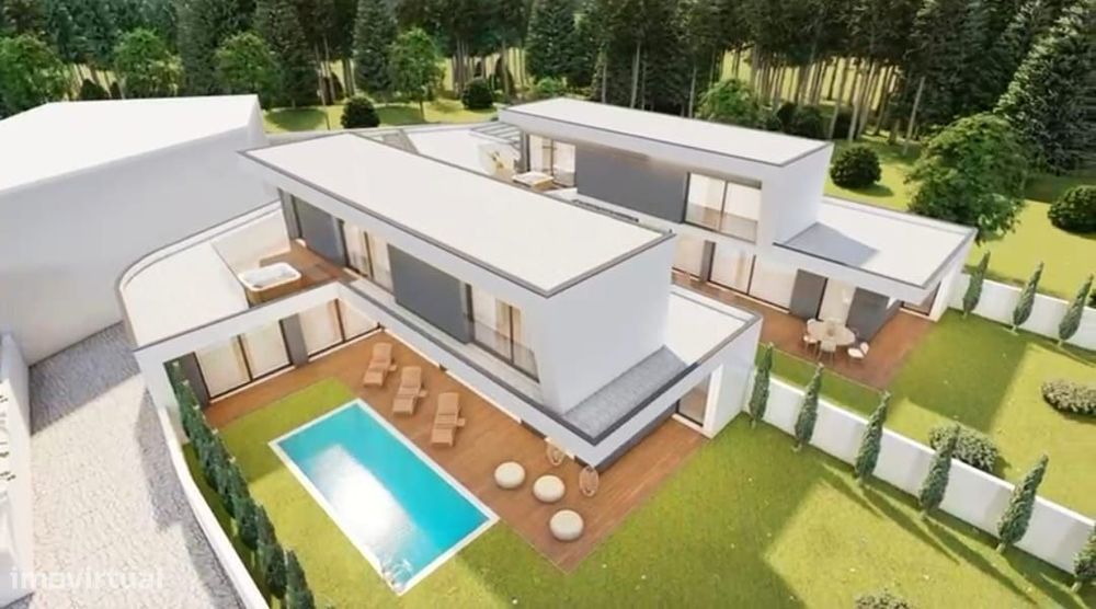 Moradias t3 geminadas c/s piscina