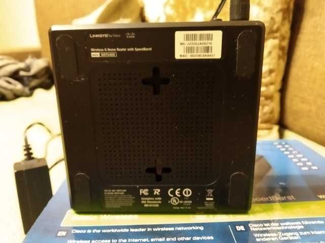 Linksys wireless-G home router with speedBurst