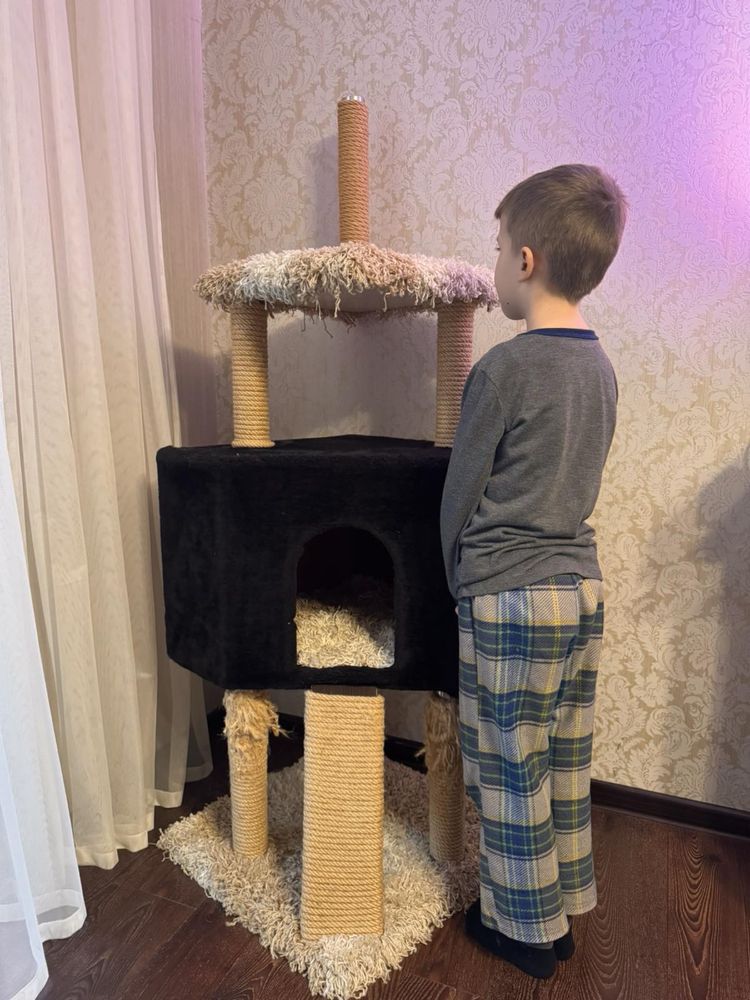 Дряпка когтеточка домік для котиків
