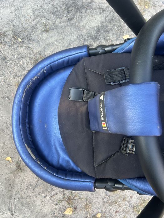 Дитяча коляска 2 в 1 Invictus V-Dream Lux Blue with Black