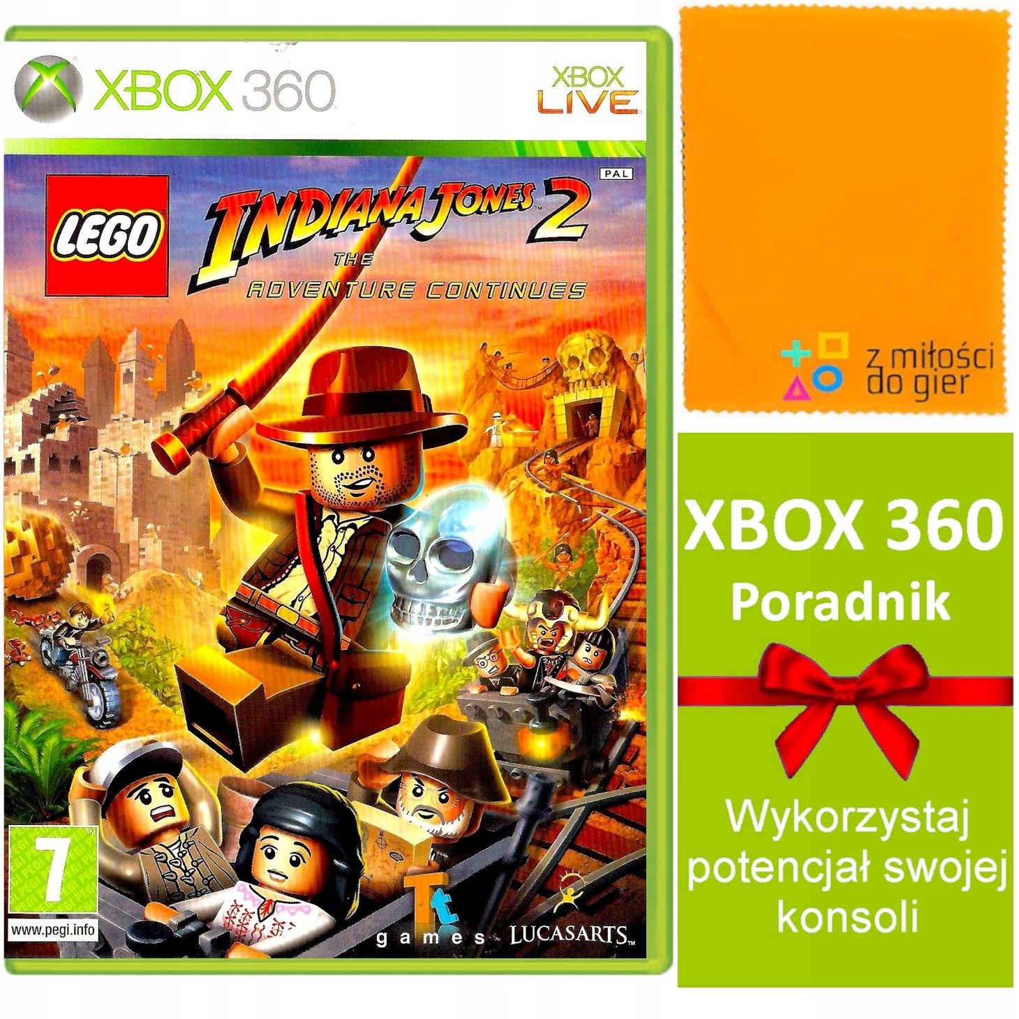 Xbox 360 Lego Indiana Jones 2 The Adventure Continues