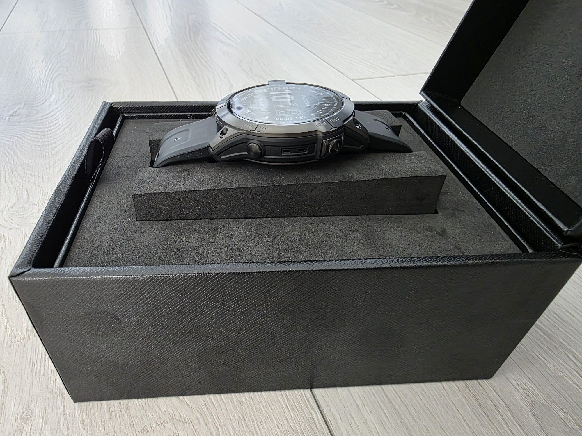 Garmin Fenix 7X Solar Sapphire Carbon gray Titanium DLC  - jak nowy