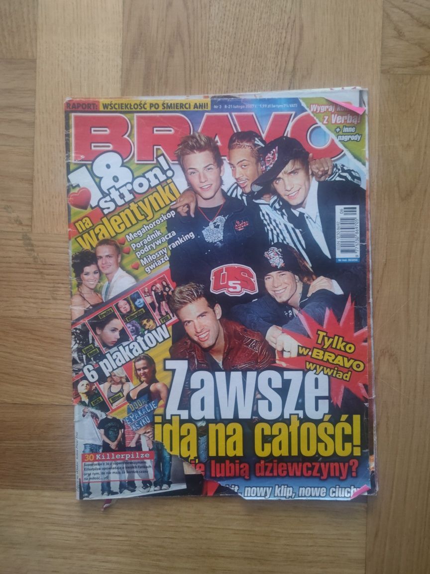 Bravo czasopismo gazeta 2007 Tokio hotel