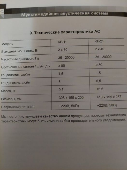 Колонки SVEN KF - 21  2.0