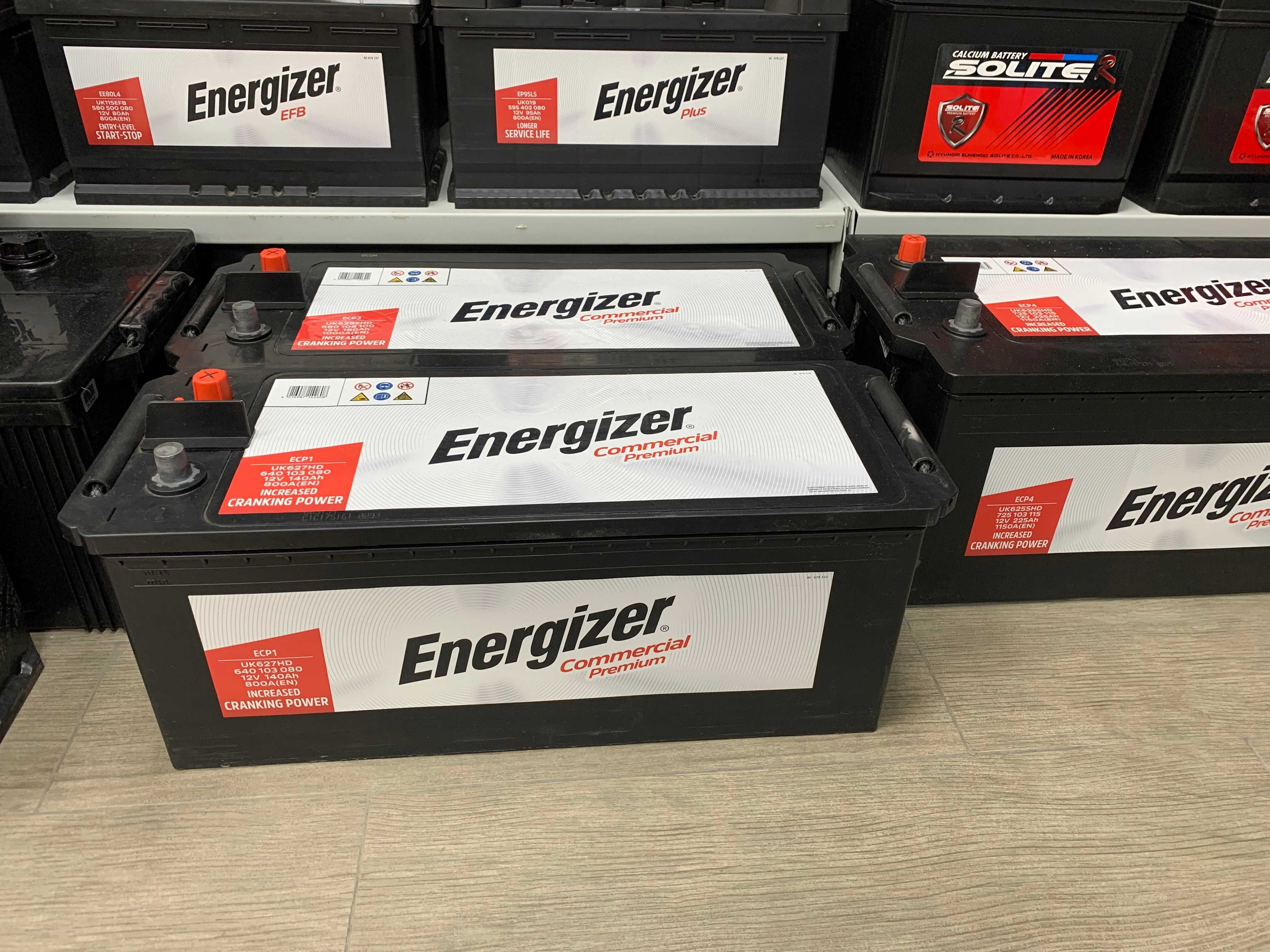 Грузовий акумулятор Energizer 140Ah 640103080 Грузовой аккумулятор