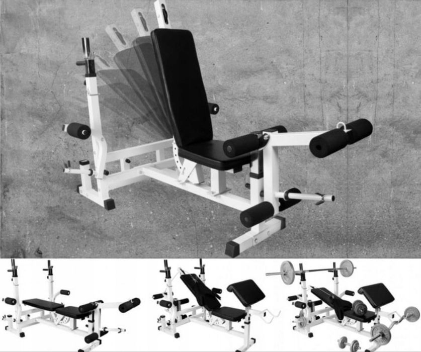 Ławka do ćwiczeń / wielofunkcyjny zestaw  BEZ OBCIAZENIA!