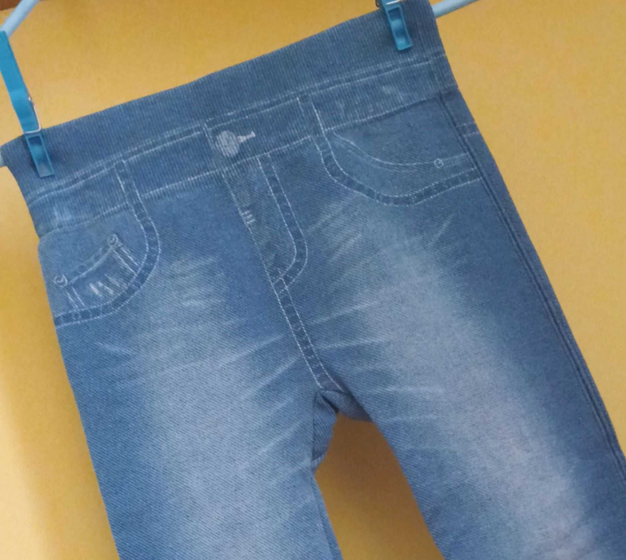getry legginsy a*la jeans dziewczynka 6 lat-6.5  lat 110/116 cm