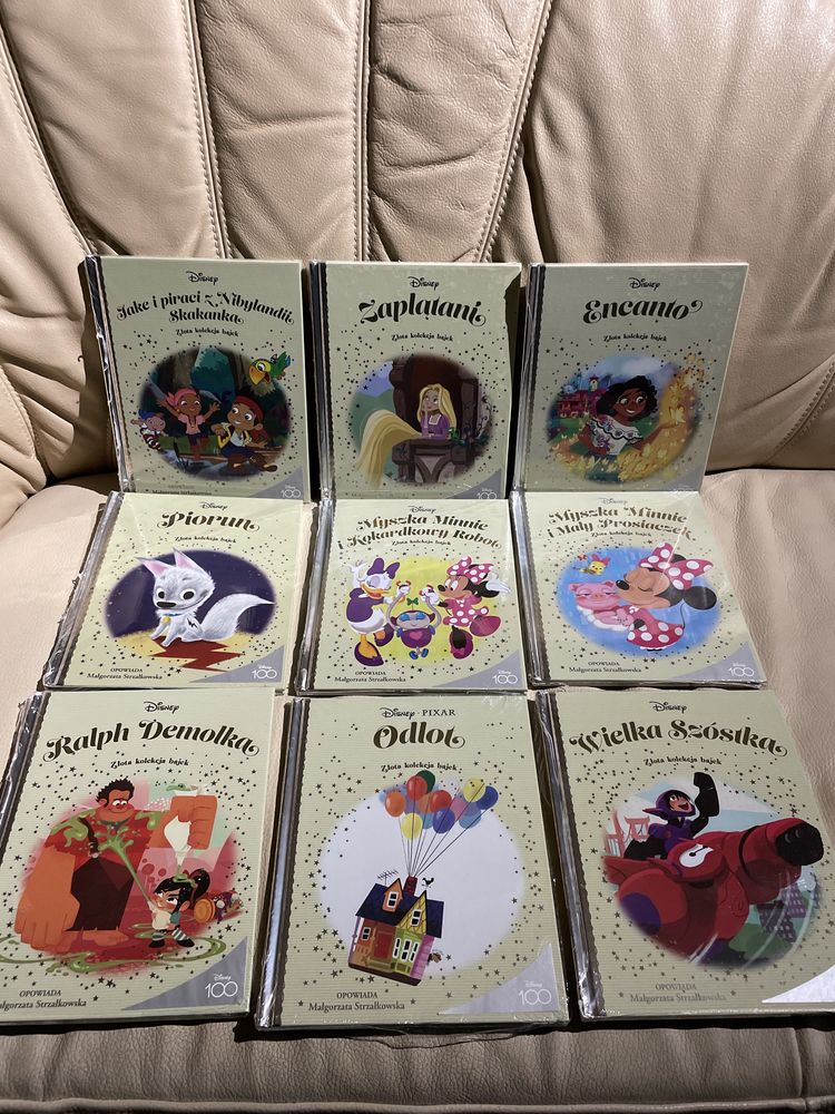 Złota kolekcja bajek Disney bajki bajeczki dla dzieci nowe 2 sztuki