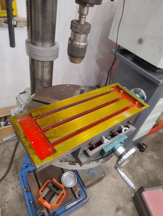 Stół do wiertarki, frezarki stół krzyzowy