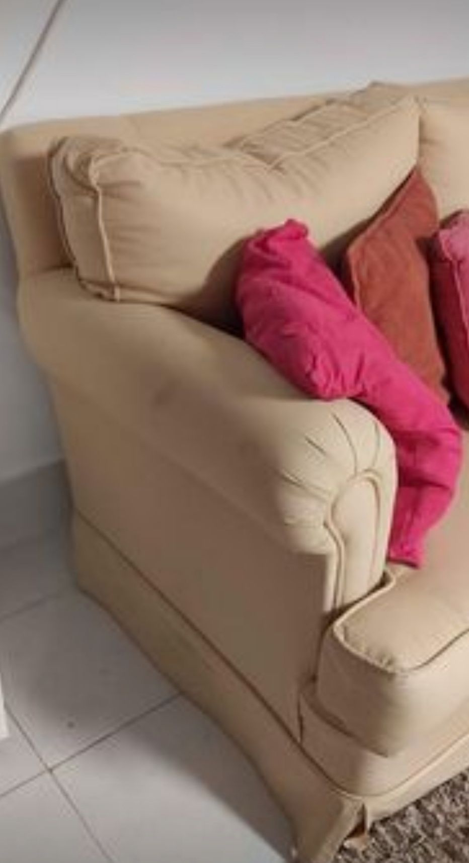 Sofa clássico  tecido