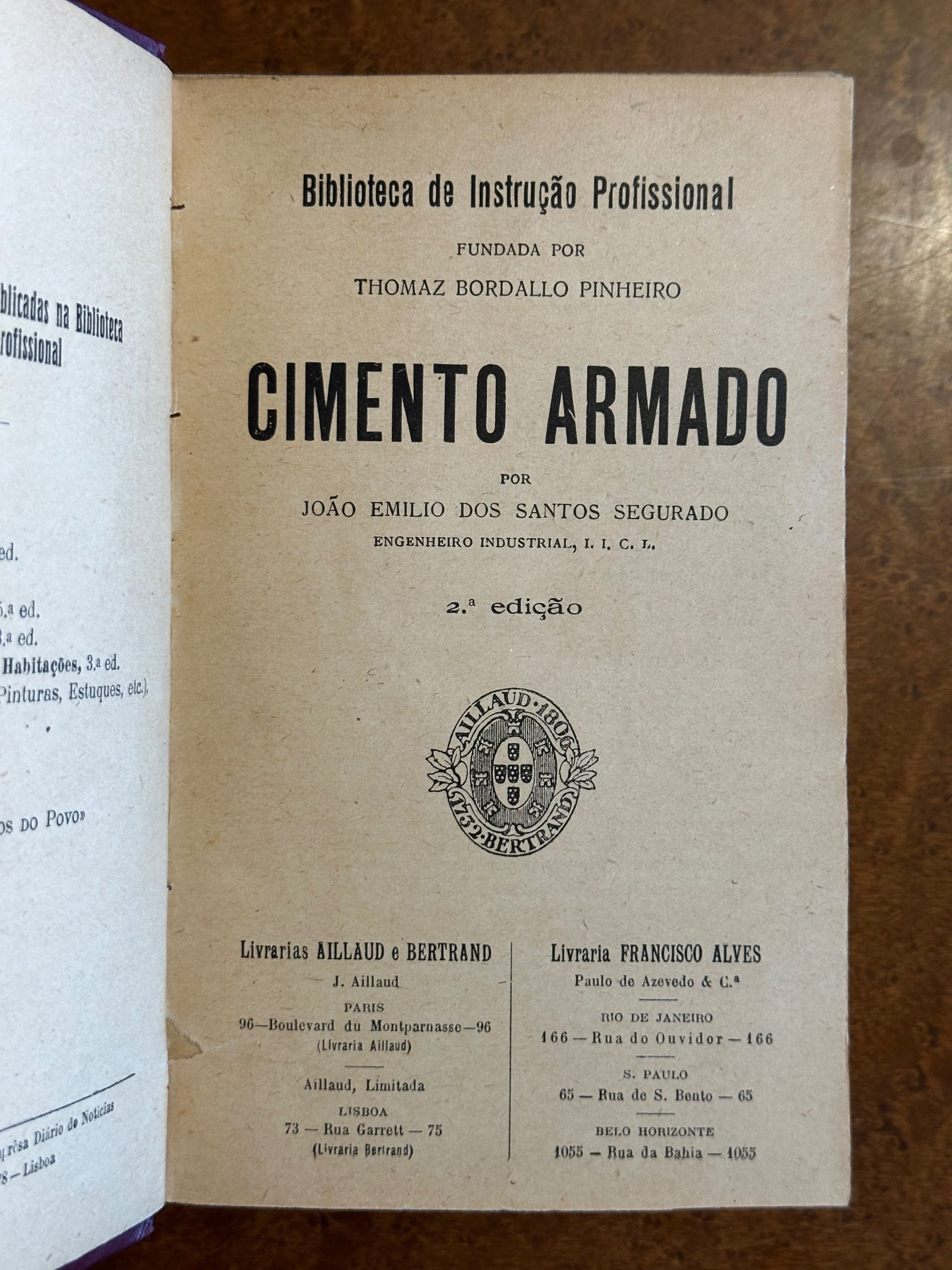 Biblioteca de Instrução Profissional: Cimento armado