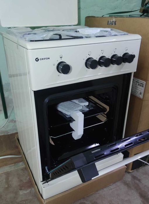 Крутейшая газовая плита новая. Grifon G643X-CAWB3 . Грифон. Нержавейка