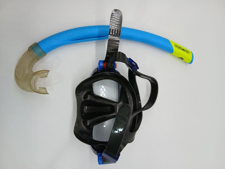 Óculos de mergulho com respirador