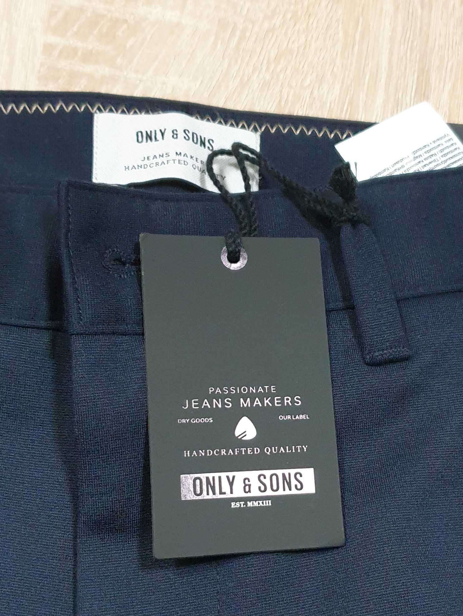 Only & Sons - Сині і Чорні - Штани чоловічі брюки мужские трикотажні
