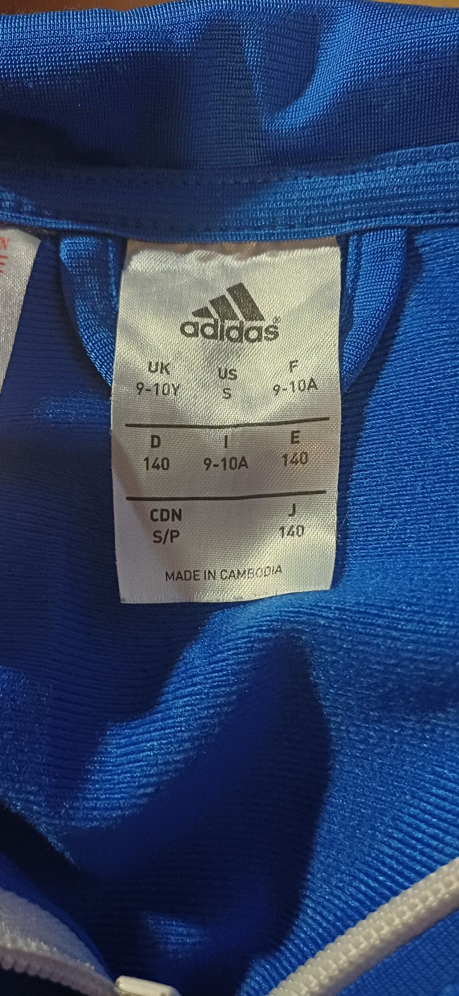 Bluza sportowa, na piłkę nożną ADIDAS r.140