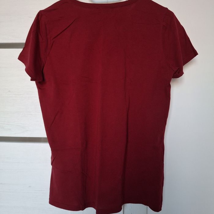 bordowa/burgundowa koszulka t-shirt rozmiar S amisu new yorker