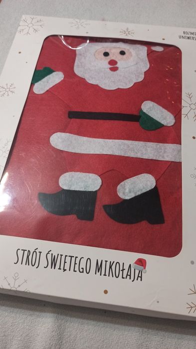 Strój Świętego Mikołaja Gwiazdora Przebranie Kostium Uniwersalny