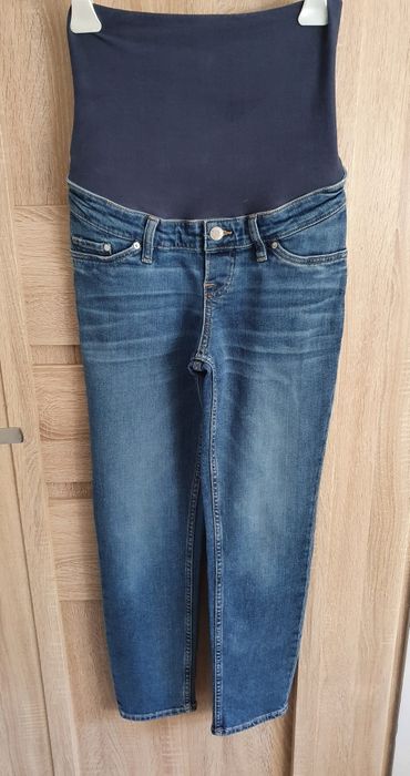 Jeansy spodnie ciazowe 34 xs h&m