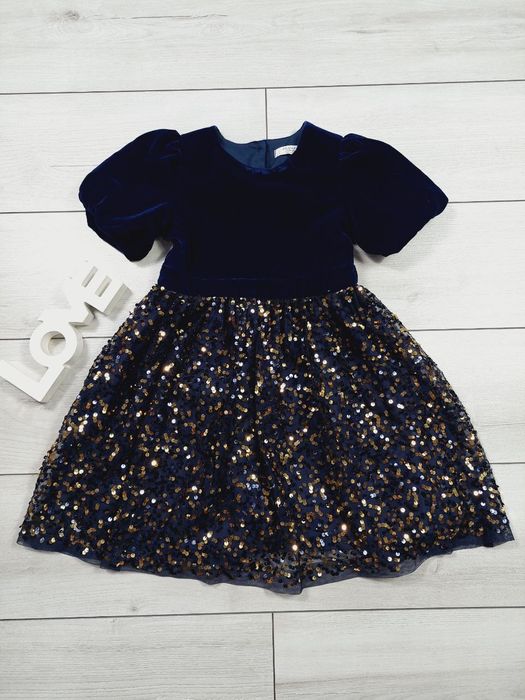 Святкова блискуча сукня Primark для дівчинки зр.122см