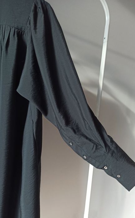 Nowa czarna sukienka Co'couture midi oversize modal