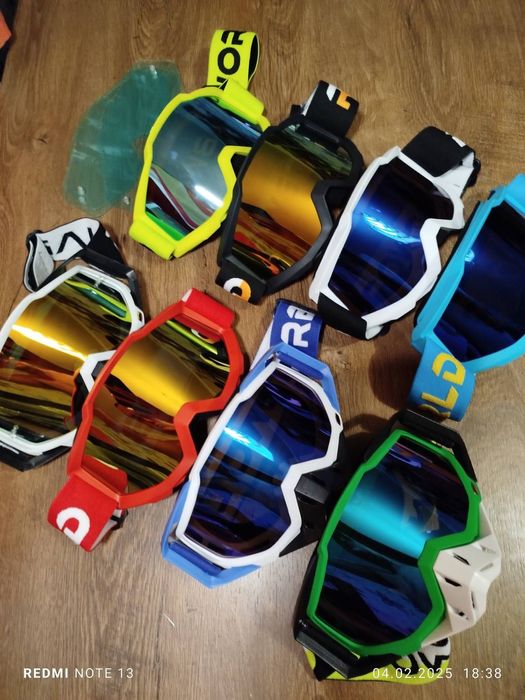 Очки кроссовые, Очки эндуро, Мото очки, Маска мото