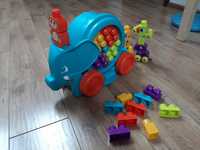 Mega Blocks Fisher Price Słoń do ciąnięcia