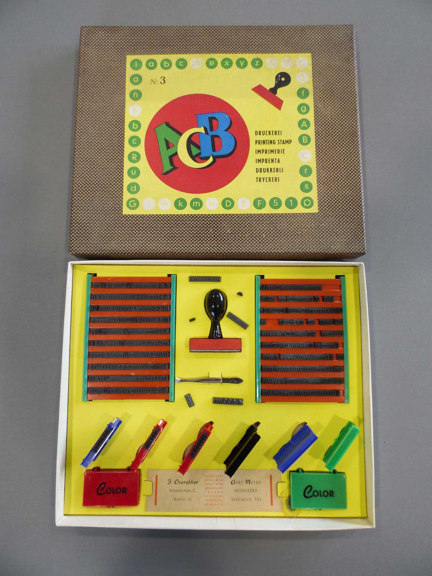 Antigo Jogo Oficina de Impressão, Países Baixos