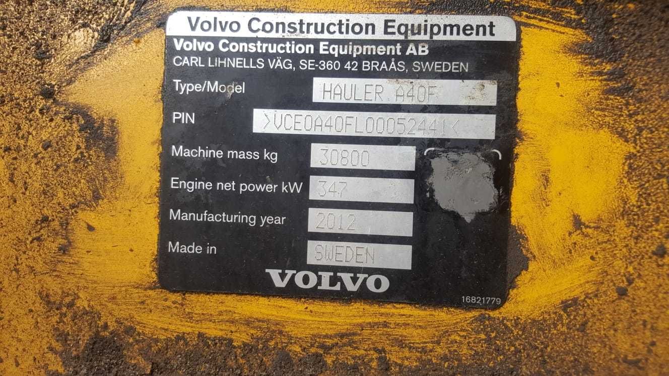 Wozidło VOLVO A40 F