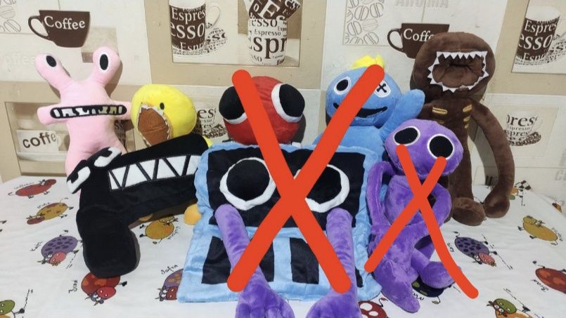 Радужные друзья, мягкая игрушка Rainbow Friends Roblox