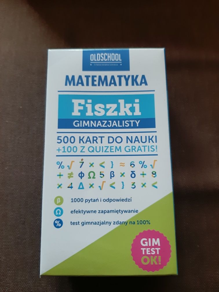 Fiszki matematyka wyd. Oldschool