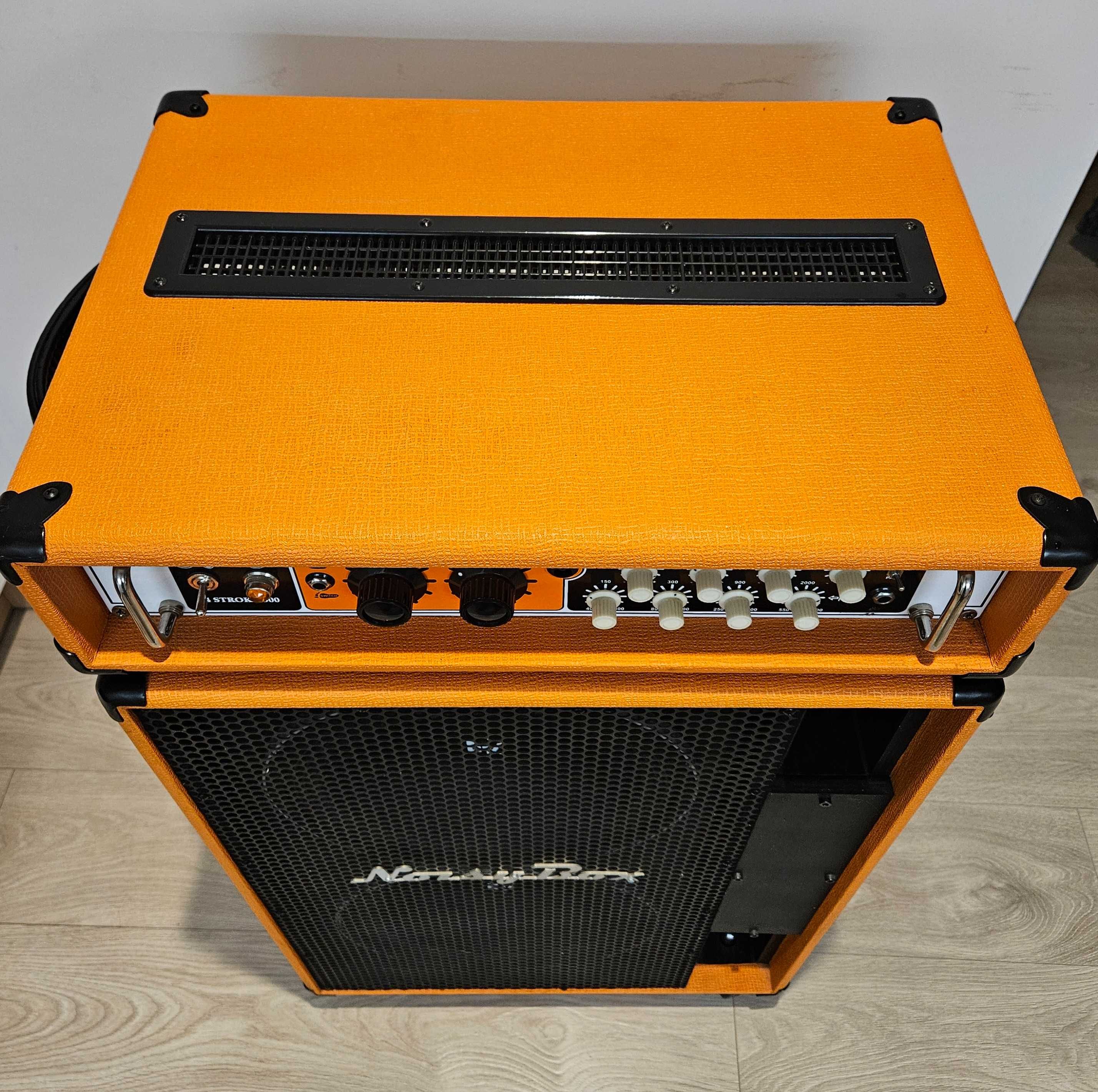 Wzmacniacz basowy Orange 4-stroke 300W i kolumna EV TL806Q 2x EVM 12L