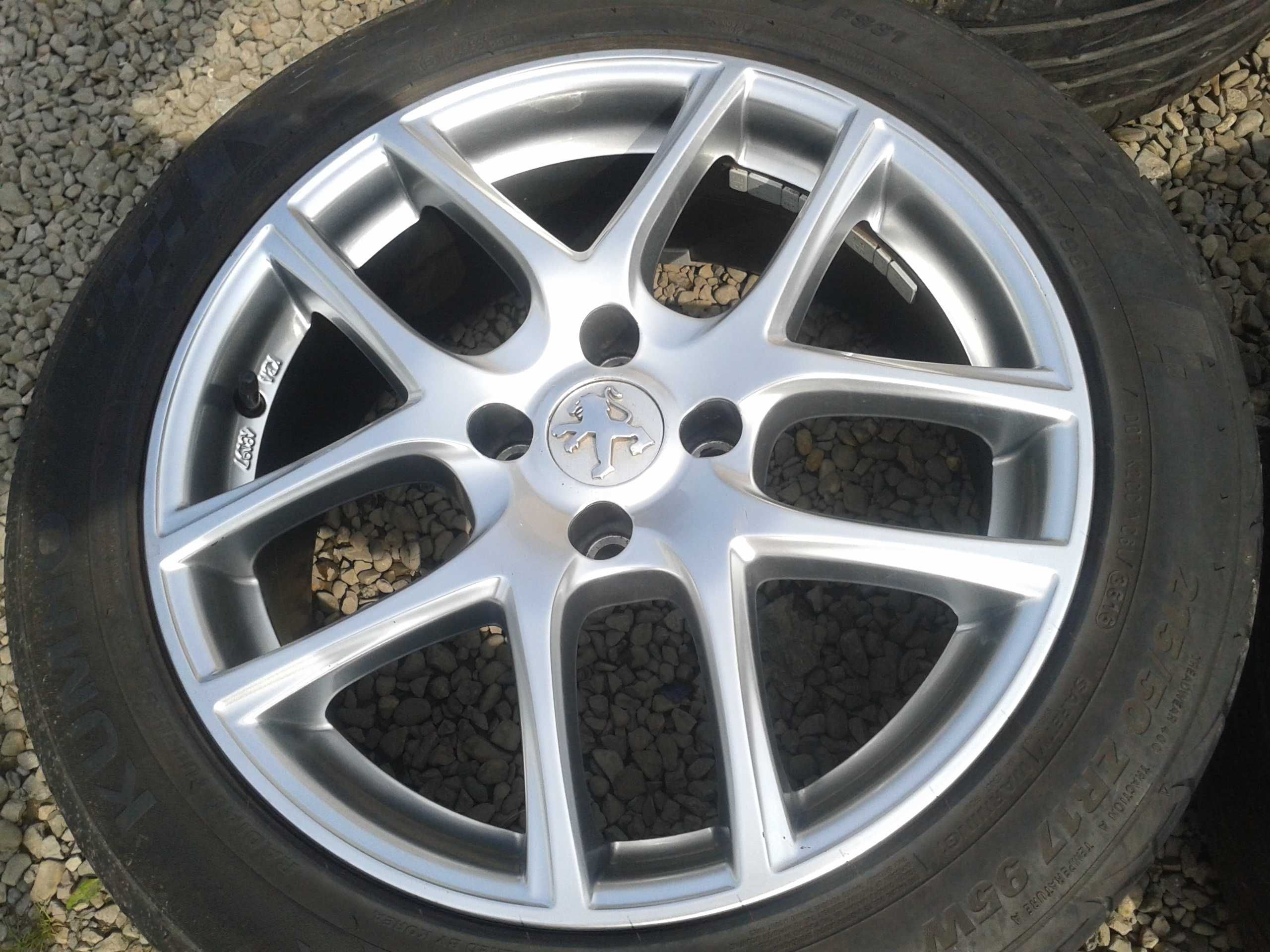 oryginalne r17 kola peugeot 5008 c4 picasso 3008 c5 4x108 mielec ds4
