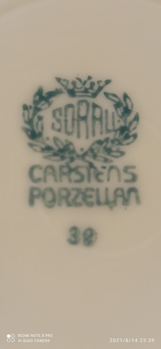 Porcelana SORAU Carstens TRIO Żary