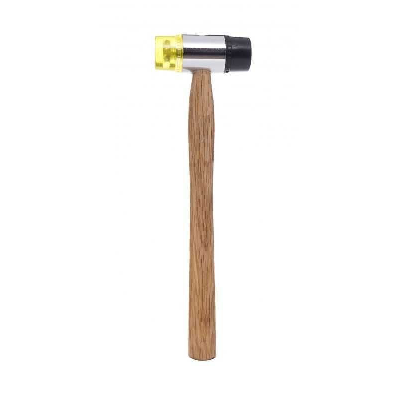 MŁOTEK gumowo plastikowy 30 mm Z DREWNIANĄ rączką Kraft&Dele KD903