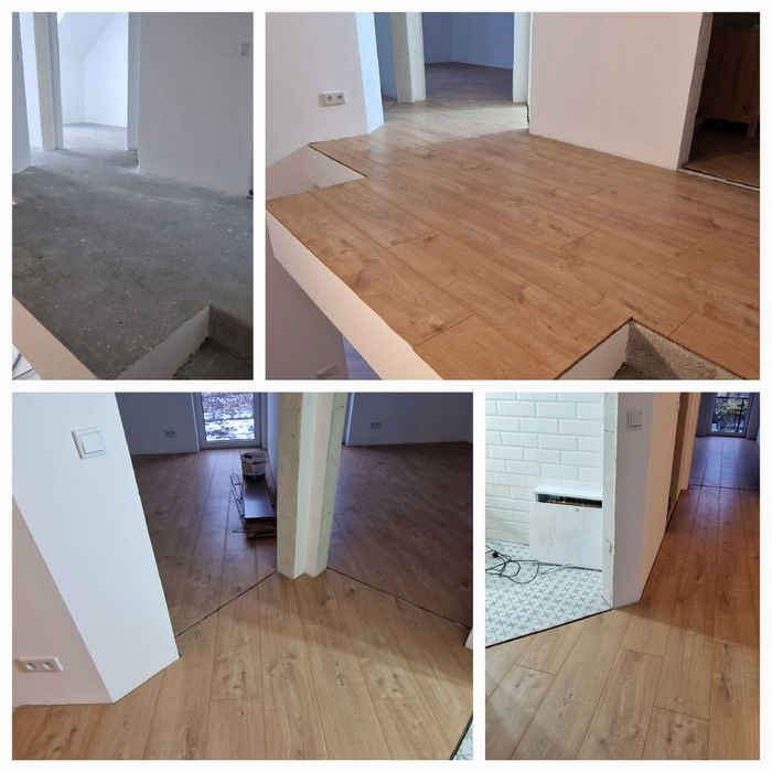 Montaż podłóg (jodełki ,listwy Pcv, Mdf, aluminium) – Kraków i okolice