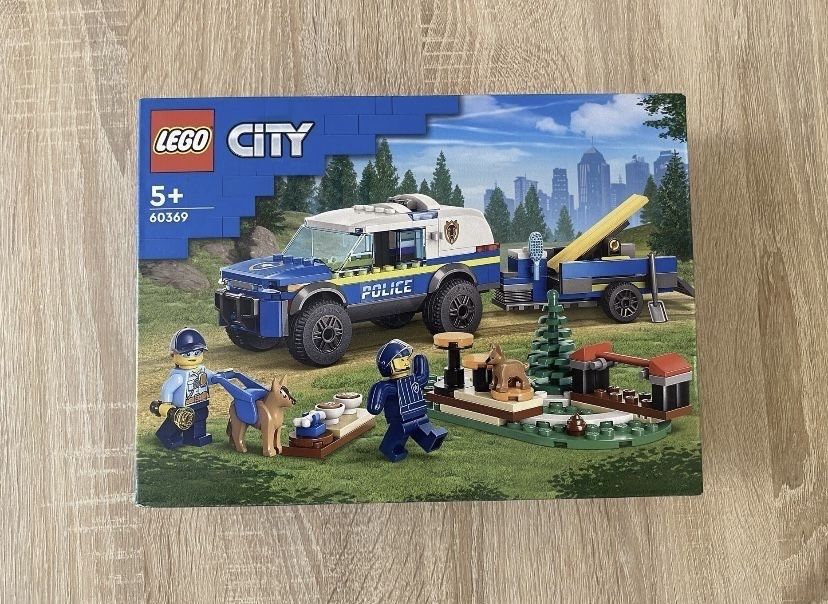 Nowe Lego City Szkolenie psów policyjnych w terenie 60369 Okazja